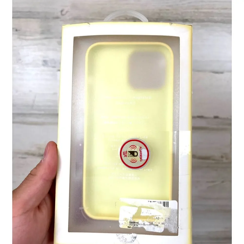 MVMT Yellow iPhone 13 14 Magnetic Silicone Protective MagSafe hone Case NEW